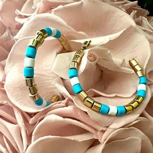 Roxanne Assoulin Bead Hoop Earrings